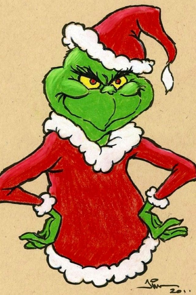 Free Grinch Holiday iPhone Wallpapers Wallpaper Download  MOONAZ