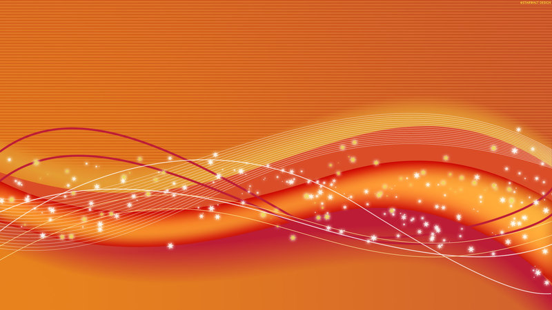 Orange Wave HD Wallpaper By Starwaltdesign