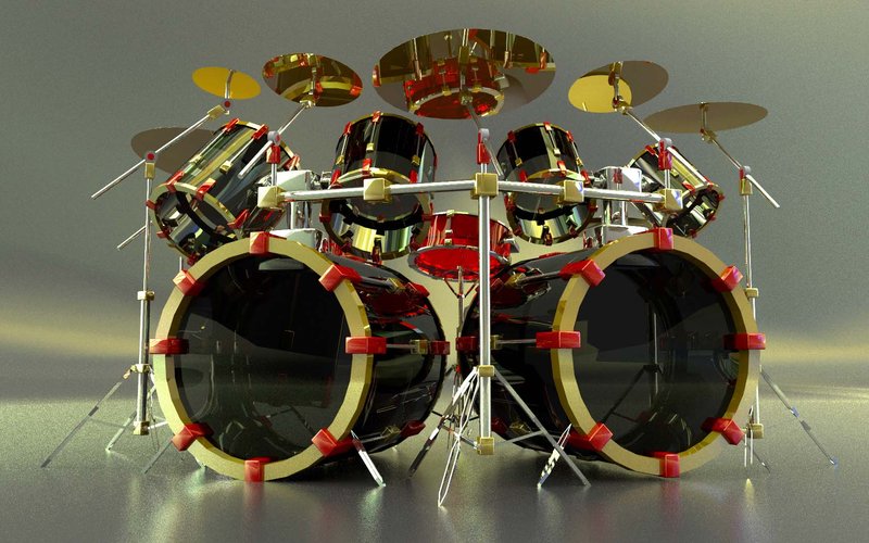 Yamaha Drum Set Wallpaper Drumkit HDri By