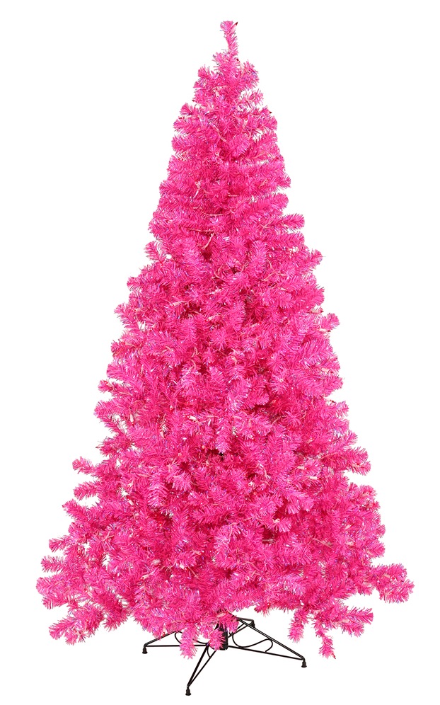 Wallpaper Hot Pink Christmas Tree