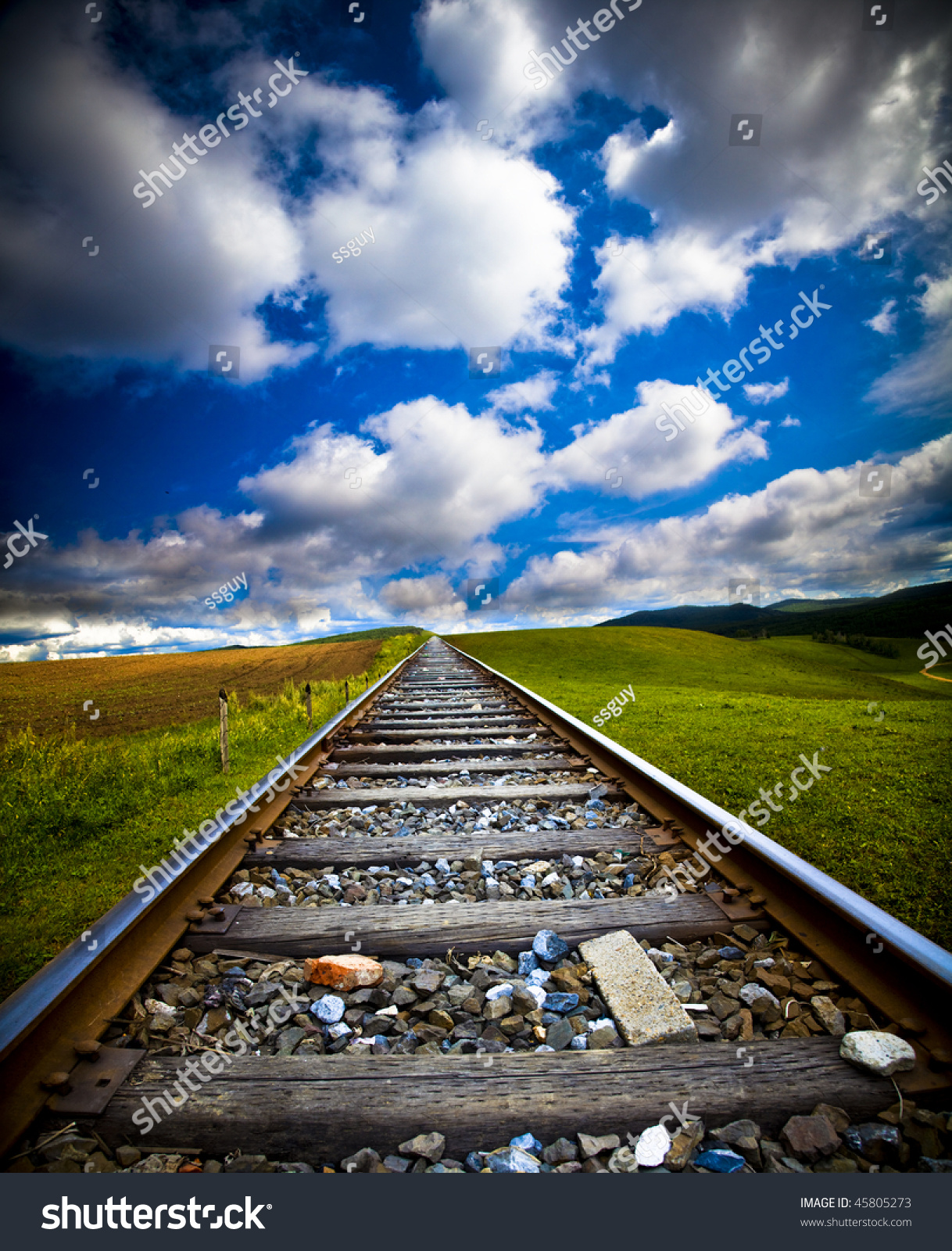 Background Highspeed Train Motion Blur Outdoor Stock Photo