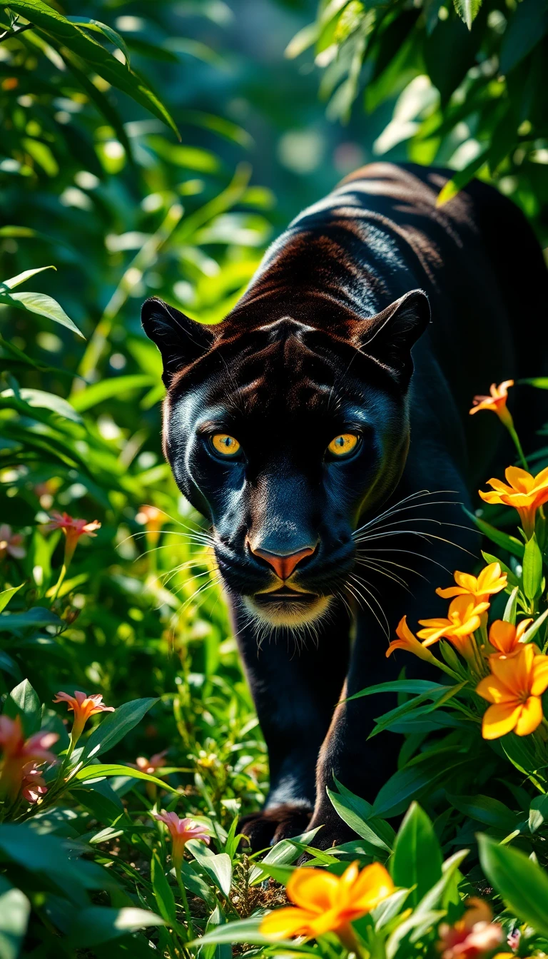 Black Panther Animal 4k Wallpaper