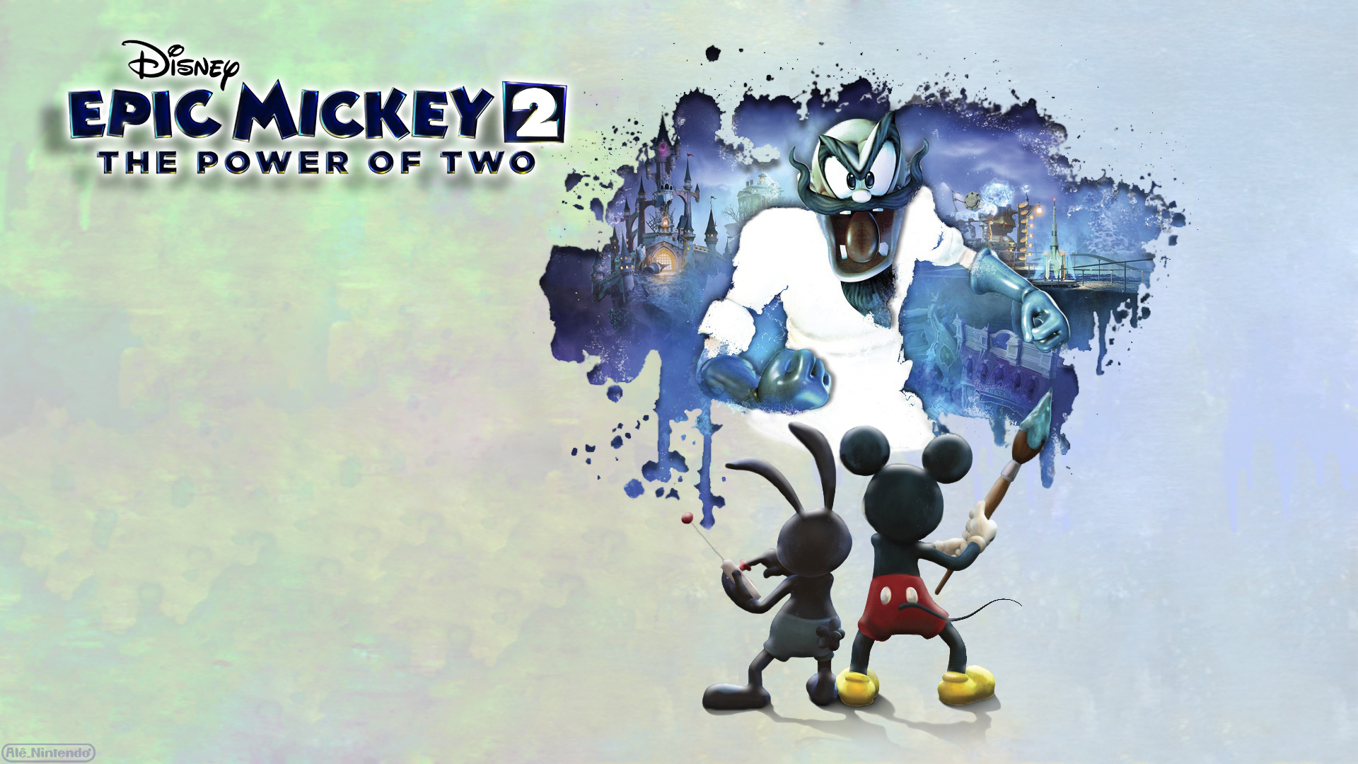 Epic Mickey The Power Of Two Video Game Wallpaper
