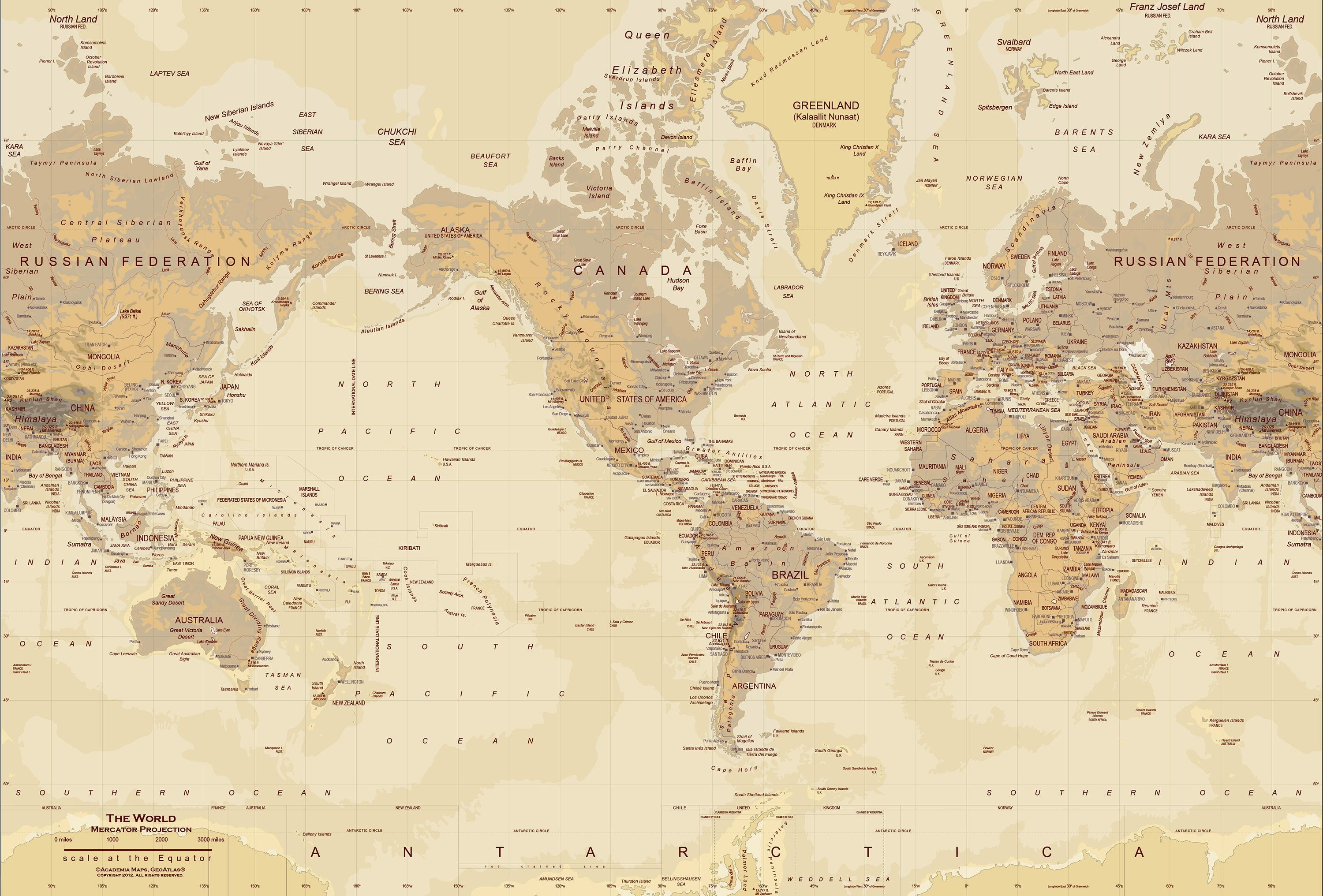 World Map Background Wallpaper
