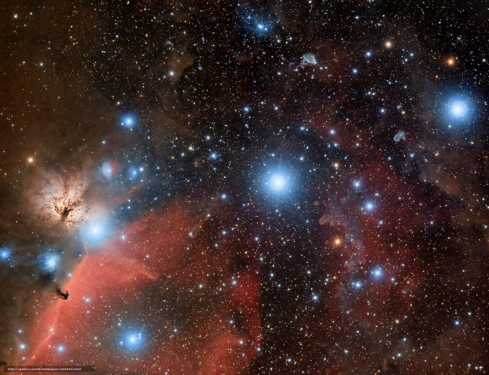 Wallpaper Orion S Belt Star Nebula Desktop