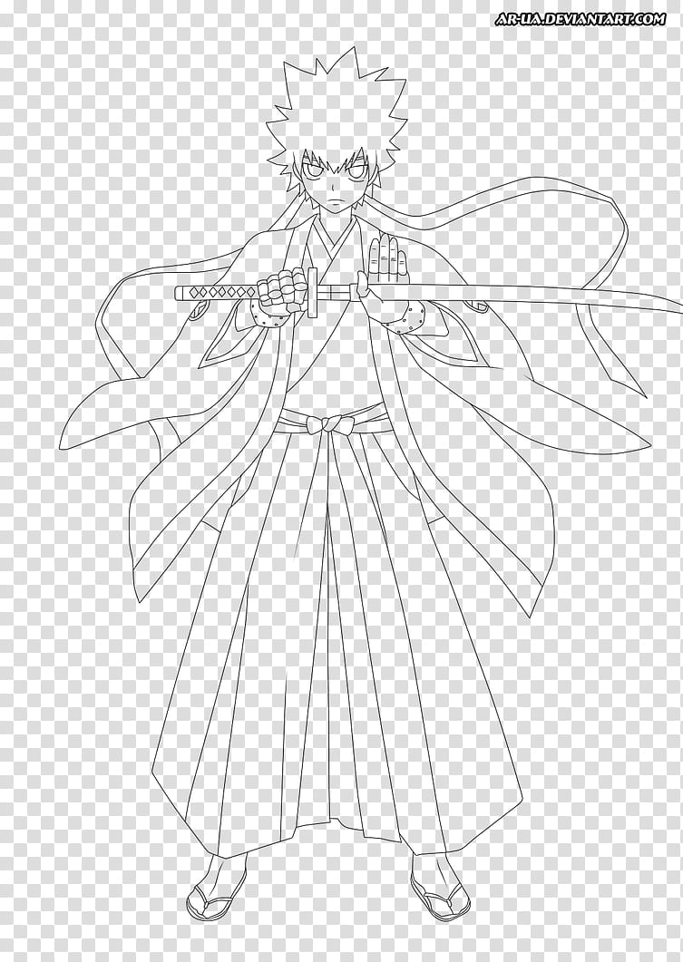 Tsuna Lineart Transparent Background Png Clipart Hiclipart