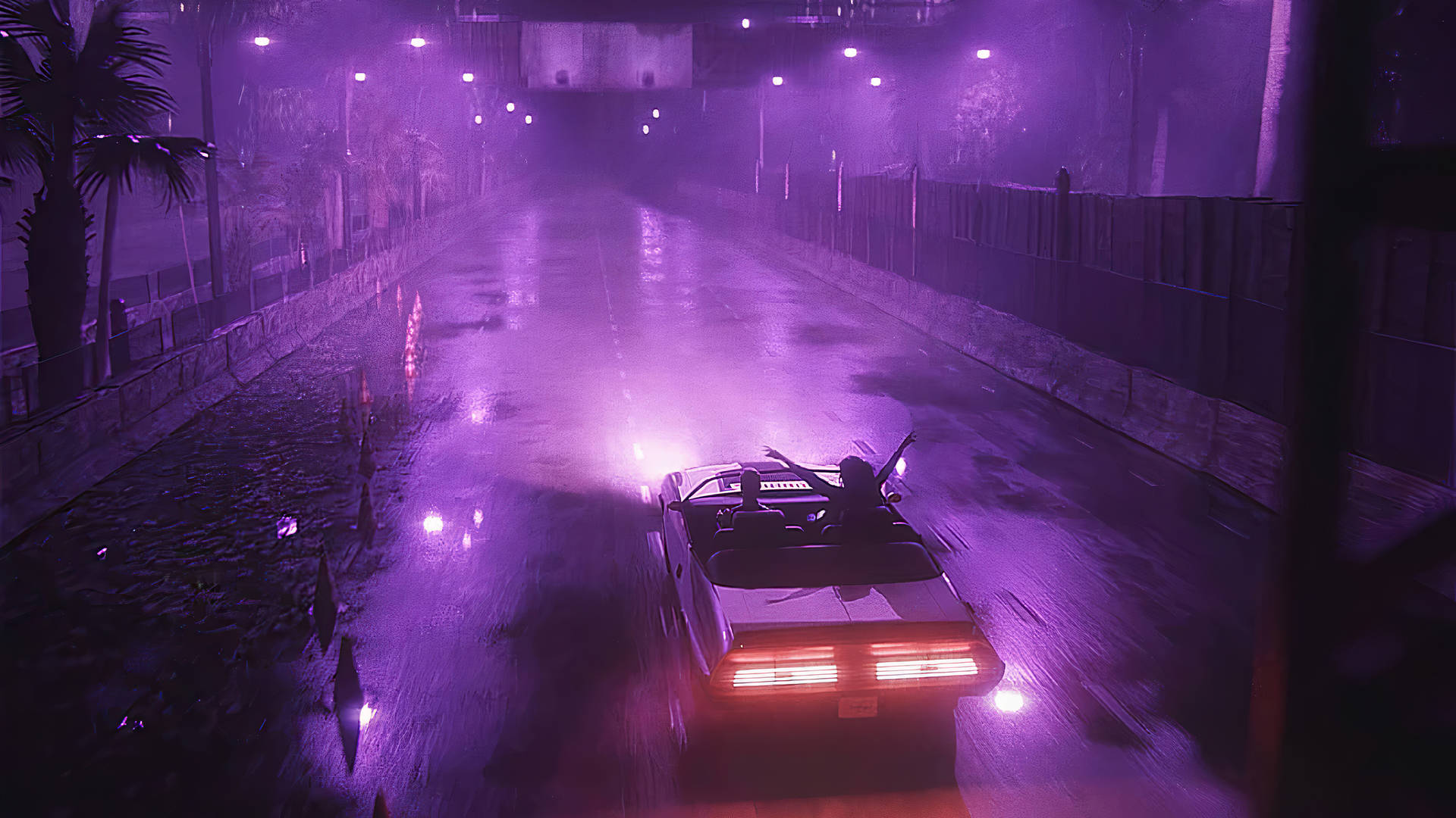Neon Purple Wallpaper