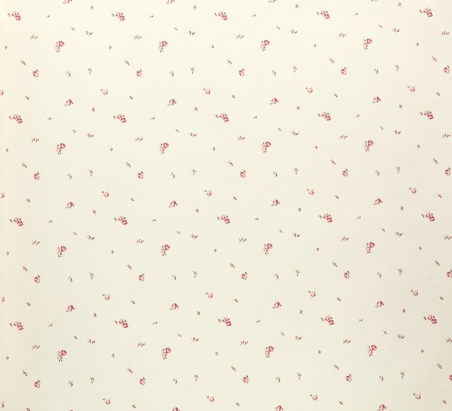 Wallpaper Cream Pink Red Transitional By