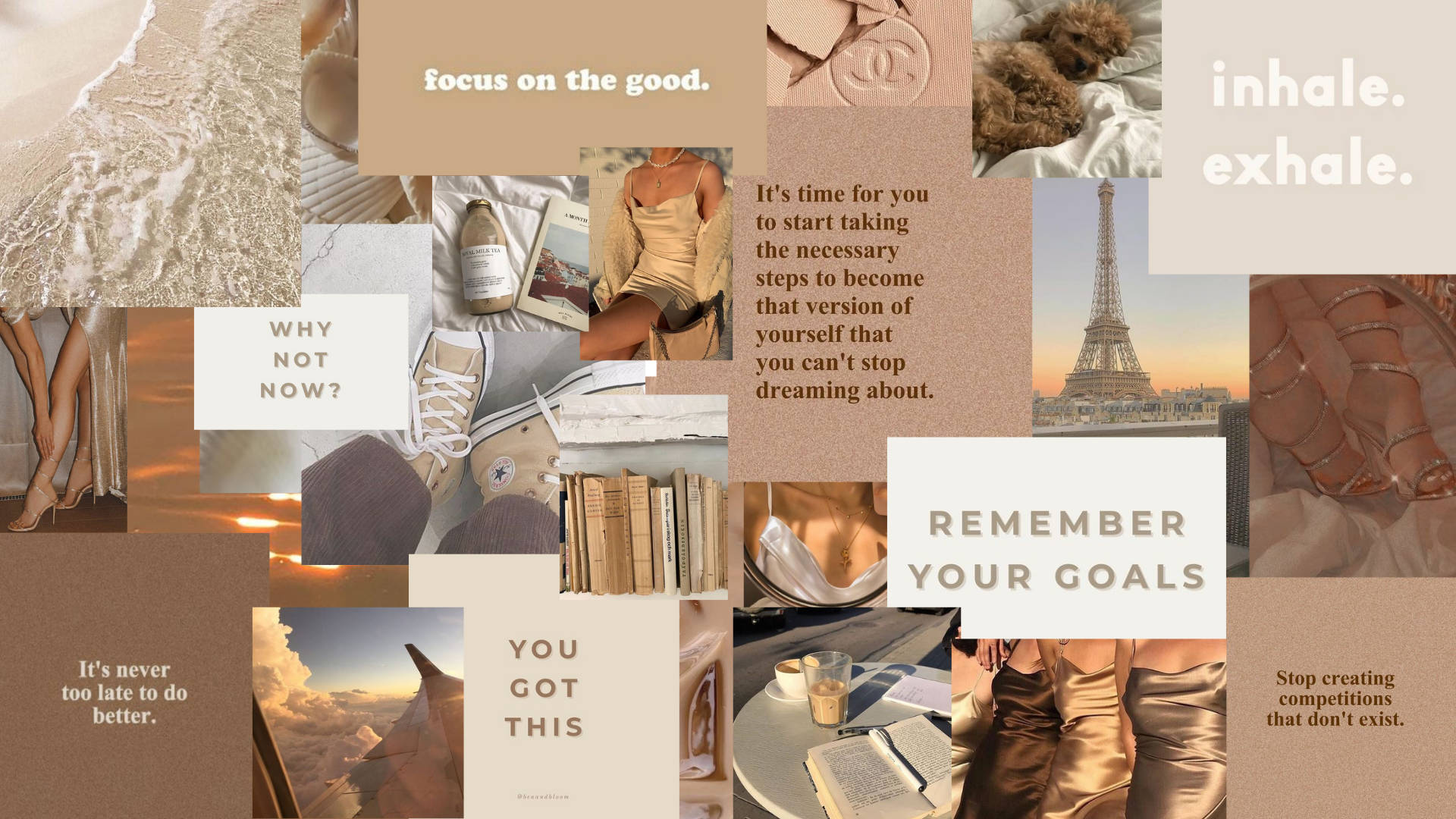Motivational Aesthetic Desktop Wallpaper