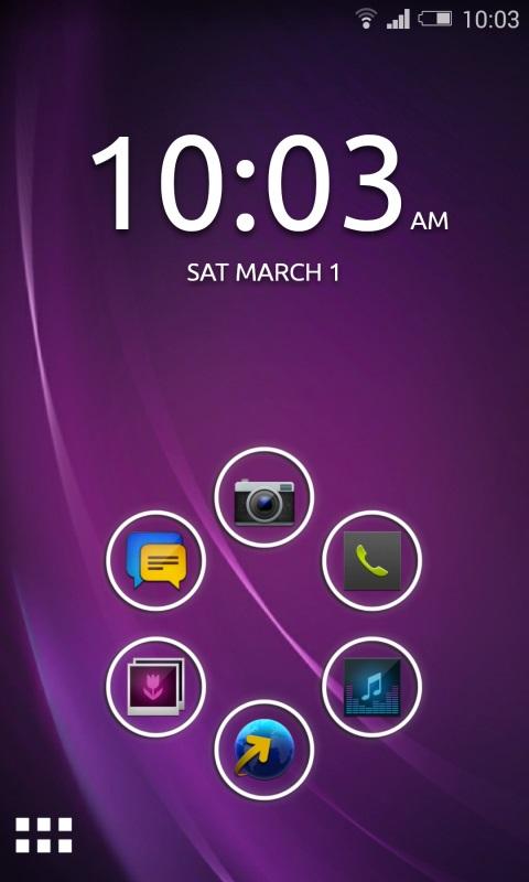 Blackberry Z10 Smart Theme Screenshot