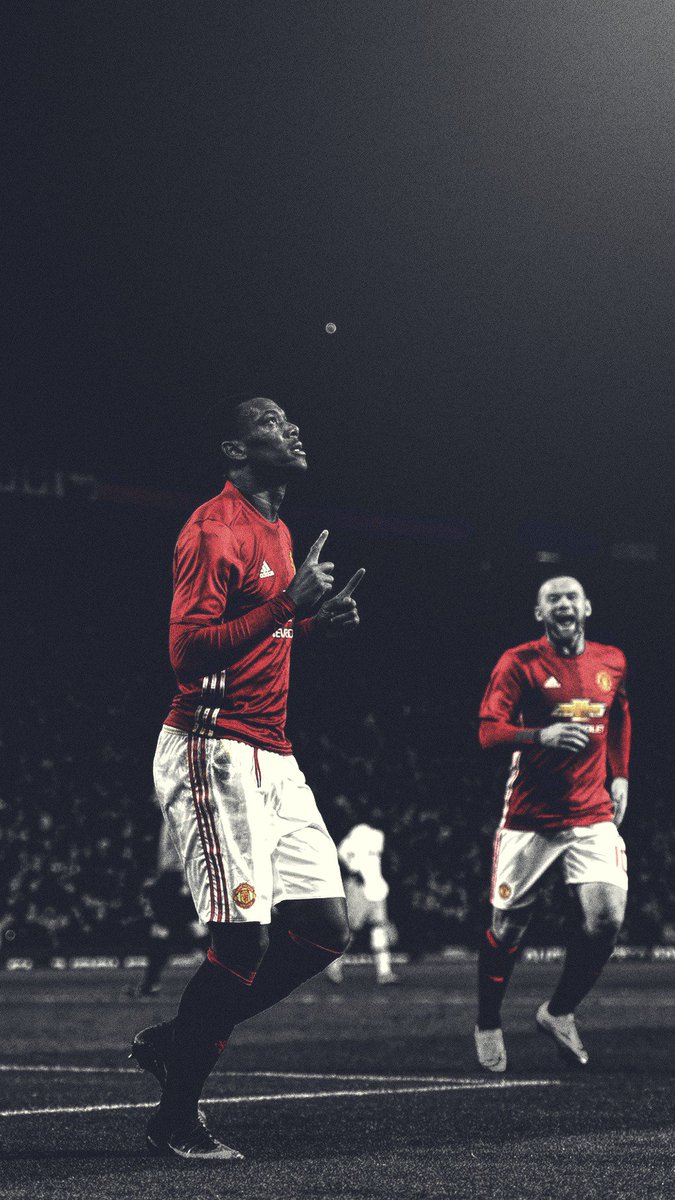 Footy Wallpaper On Anthony Martial iPhone