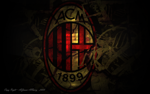 Ac Milan Logo wall by Alz3emAlqarry 600x375