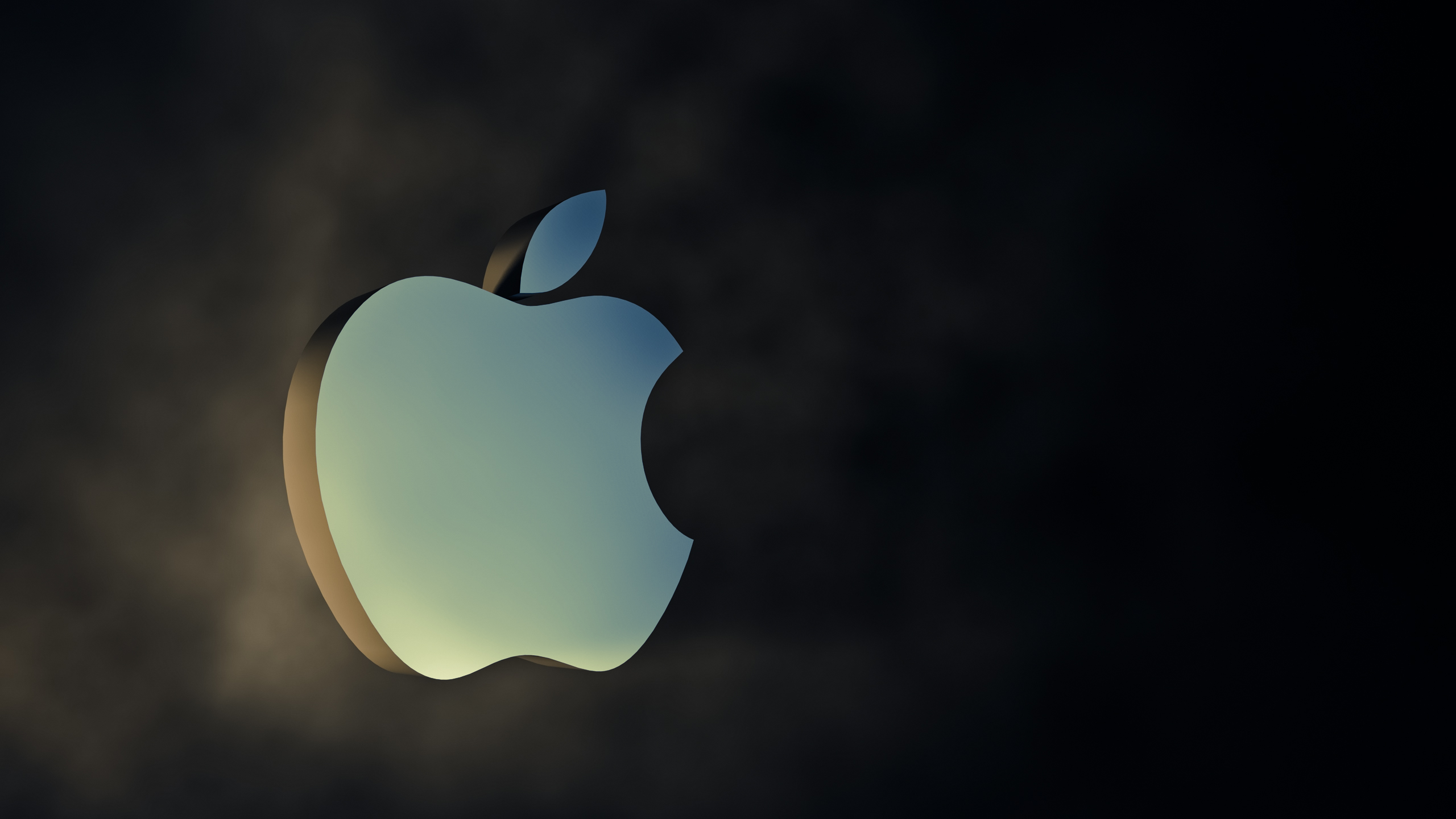 Apple blue logo, , creative, minimal, blue backgrounds, Apple 3D logo, Apple  minimalism, Apple logo, Apple HD wallpaper | Pxfuel