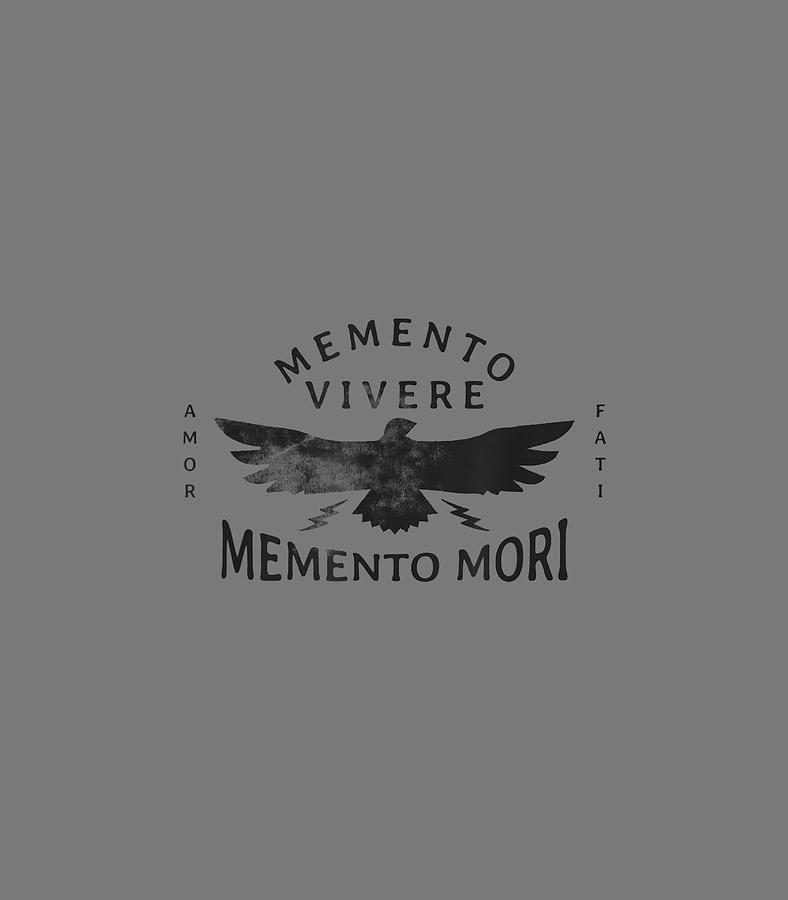 Stoic Quote Amor Fati Memento Mori Tshirt Digital Art By Emanuel