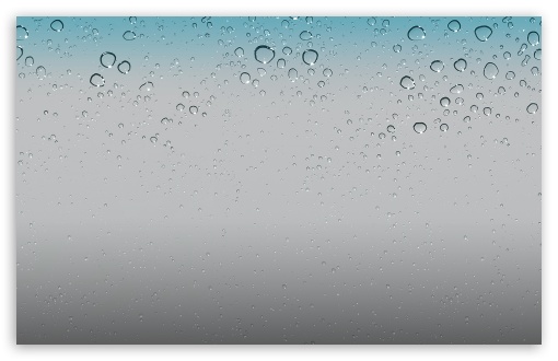 Ios Wallpaper Water Drops HD For Standard