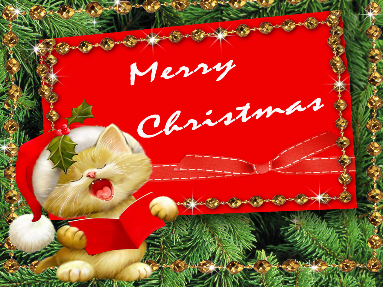 Merry Christmas Greetings HD Wallpaper And Desktop