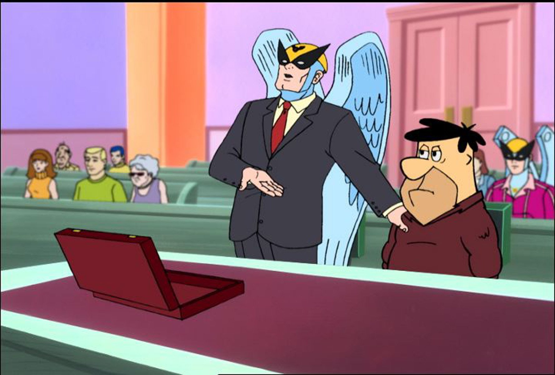 Harvey Birdman Comedy Family Superhero Cartoon Wallpaper