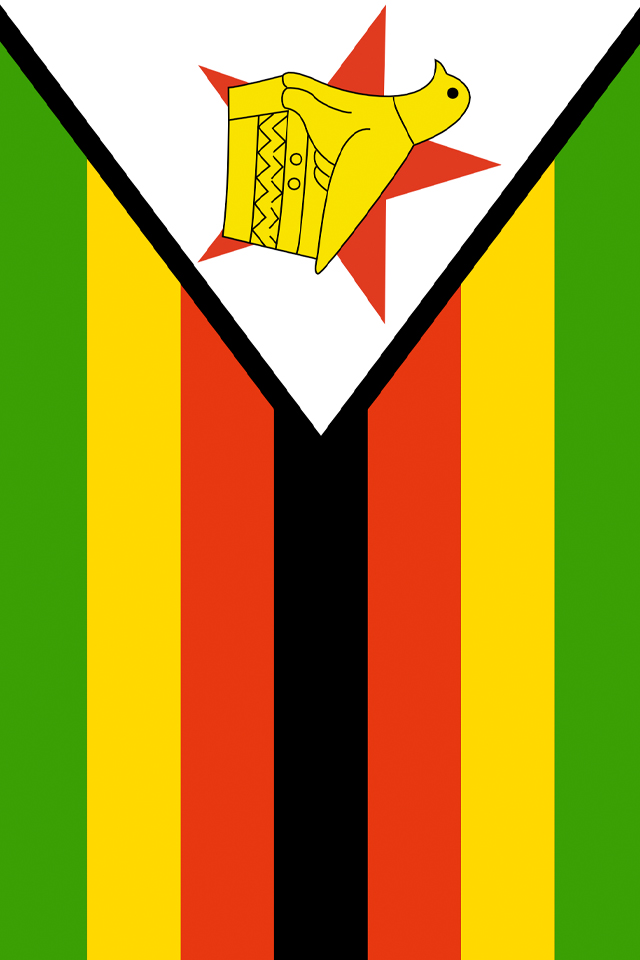 Zimbabwe Flag iPhone Wallpaper HD