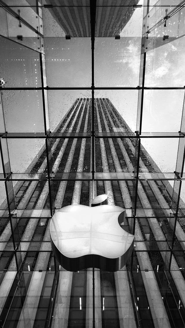 Apple Store 5th Avenue iPhone Wallpaper
