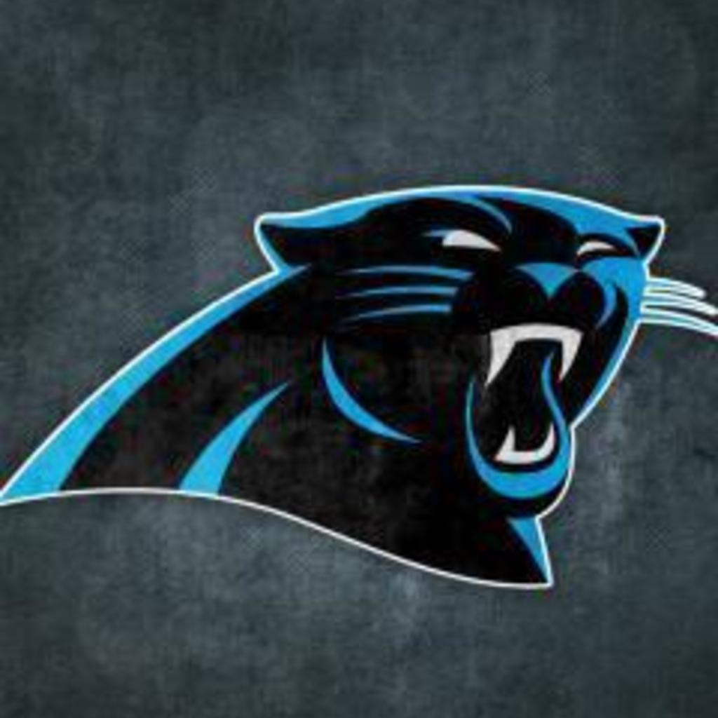 Carolina Panthers Grungy Wallpaper For Apple iPad