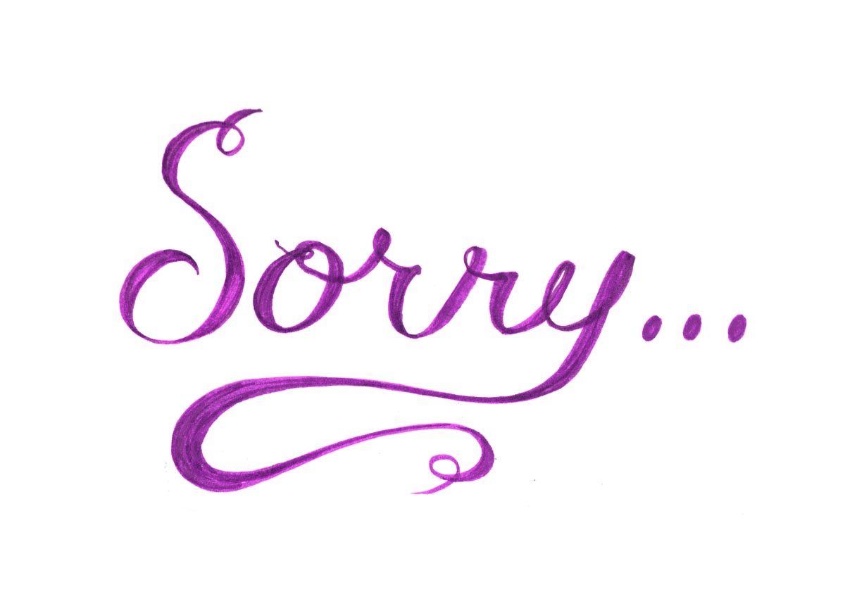 Sorry Text HD Wallpaper Daily Pics Update