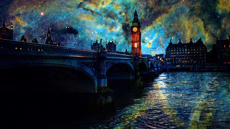 Fanasy Night In London HD Wallpaper Wallpaperfx