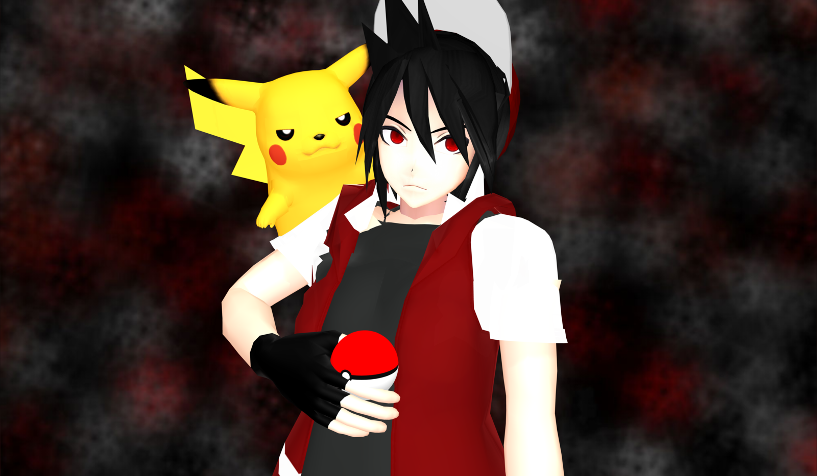 Pokemon Trainer Red Wallpaper And Pika