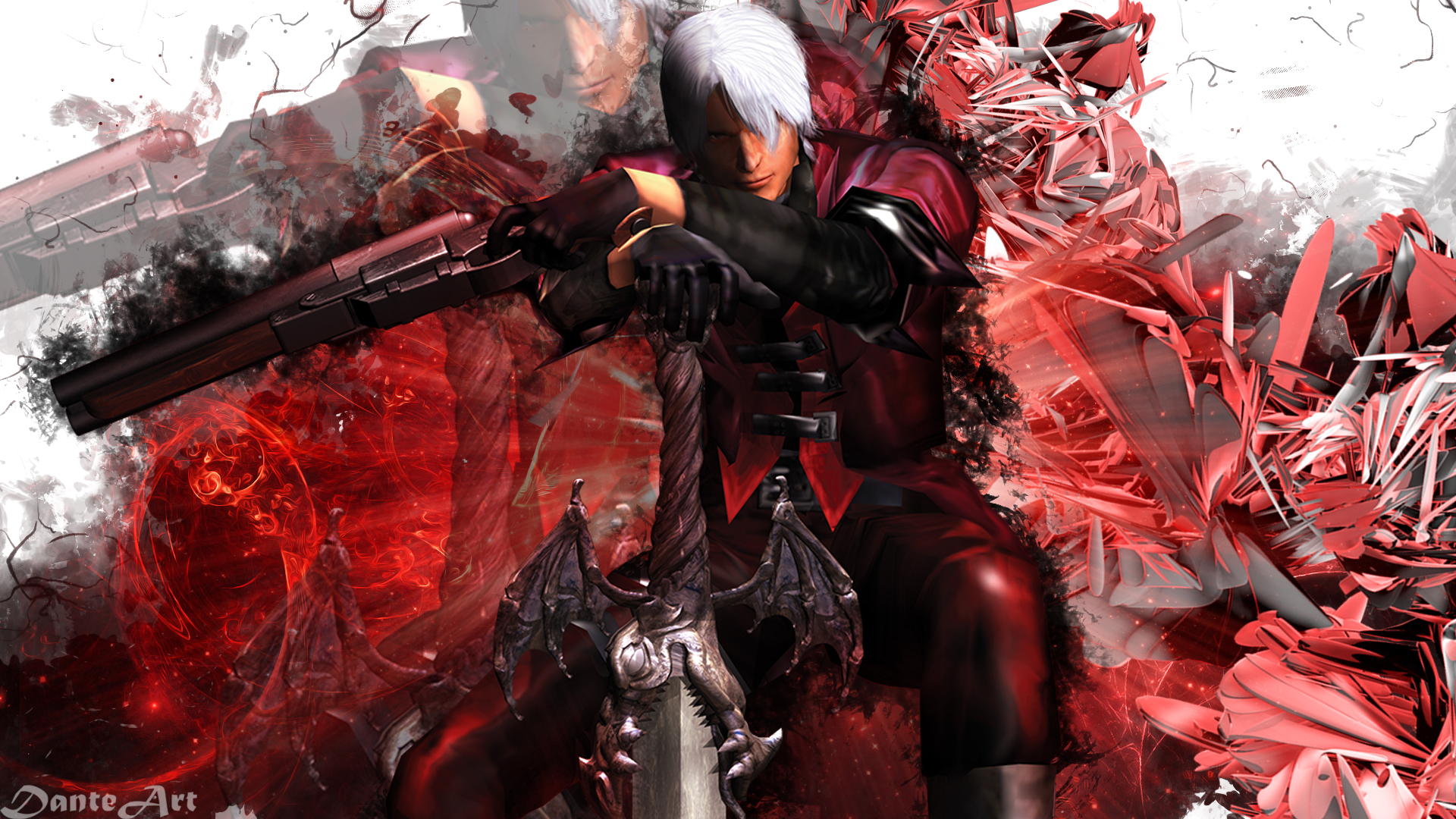 Dante Devil May Cry HD Wallpaper - WallpaperFX