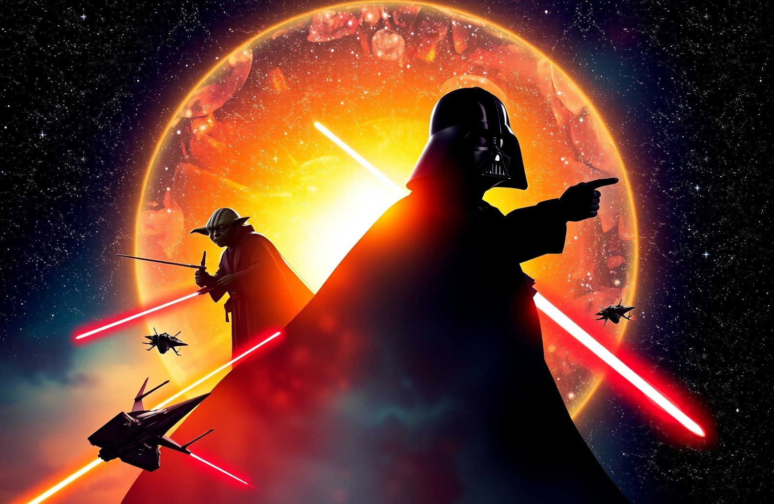 Dual Screen Wallpaper Star Wars