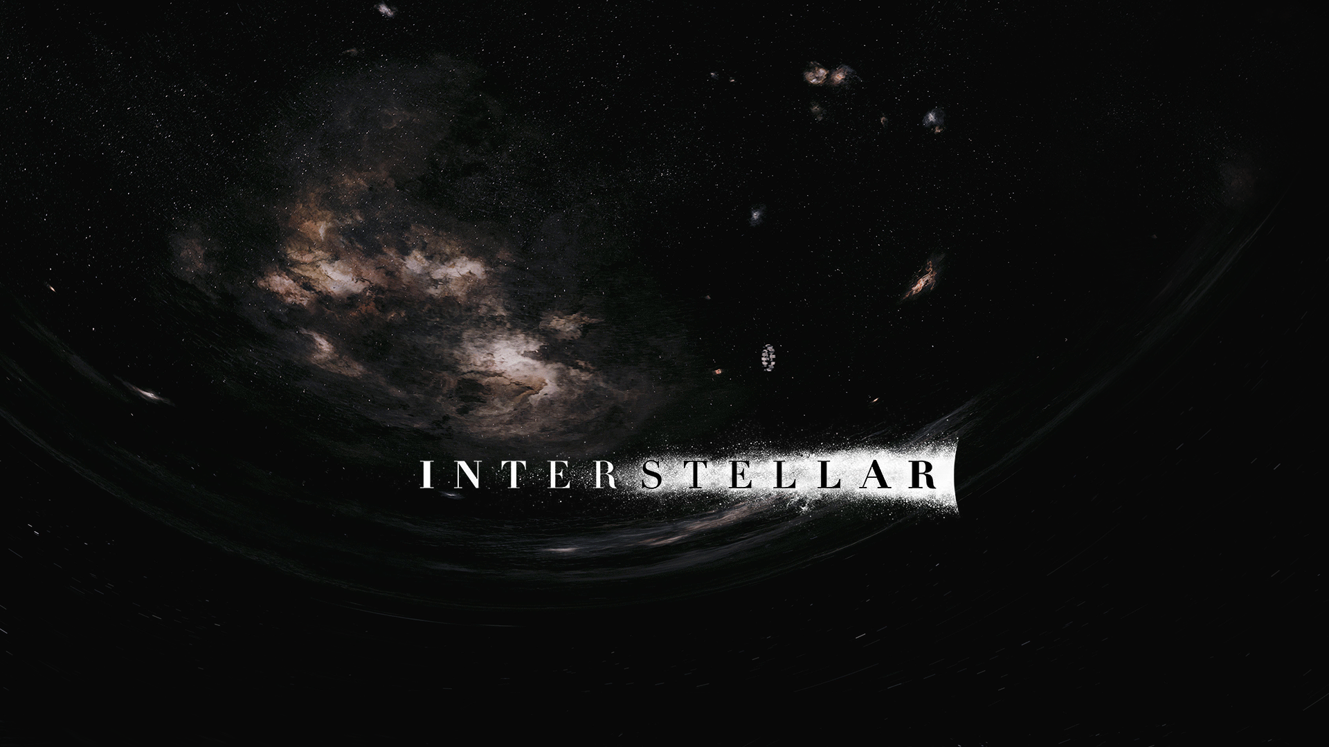 Interstellar Wormhole Wallpaper With Logo By Nordlingart On