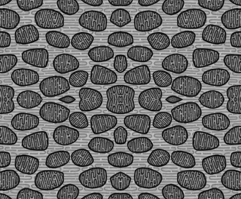 Cell Mitochondria In Grey Wallpaper Weavingmajor Spoonflower