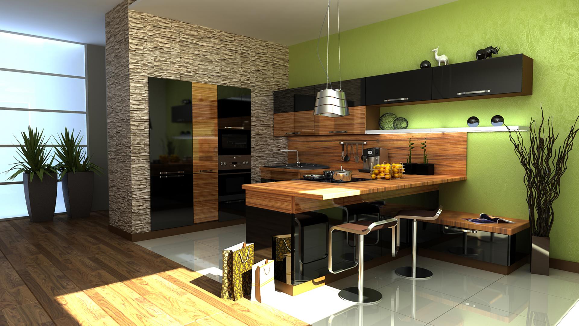 Most Beautiful Kitchen Wallpaper