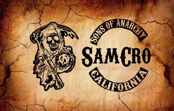 Wallpaper Sons Of Anarchy Serial Logo Samcro