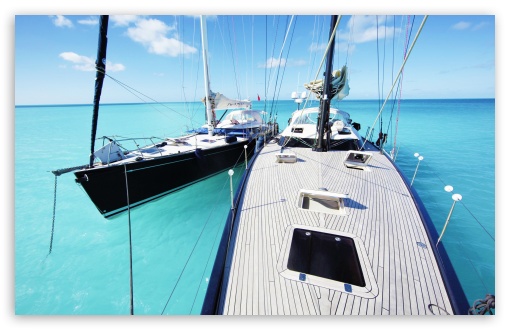 Sailing Yachts HD desktop wallpaper