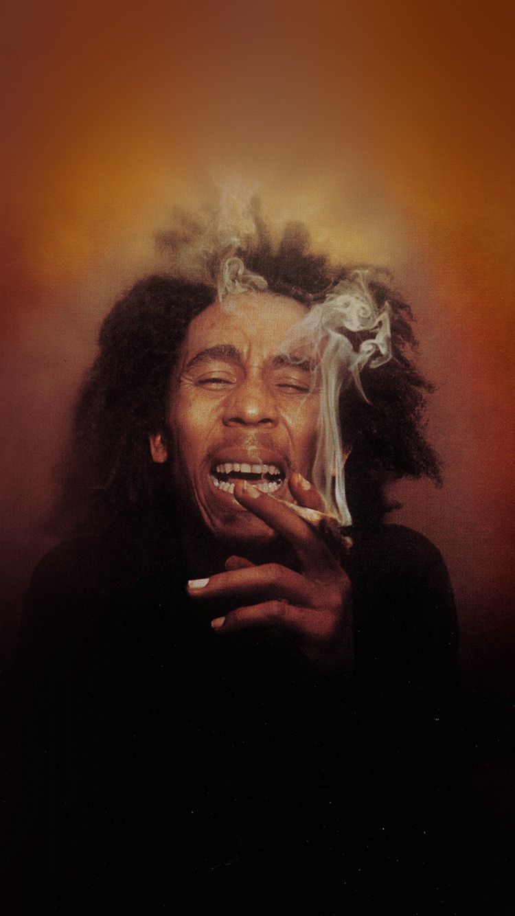 Bob Marley Song Smoke Music Wallpaper HD iPhone Musica