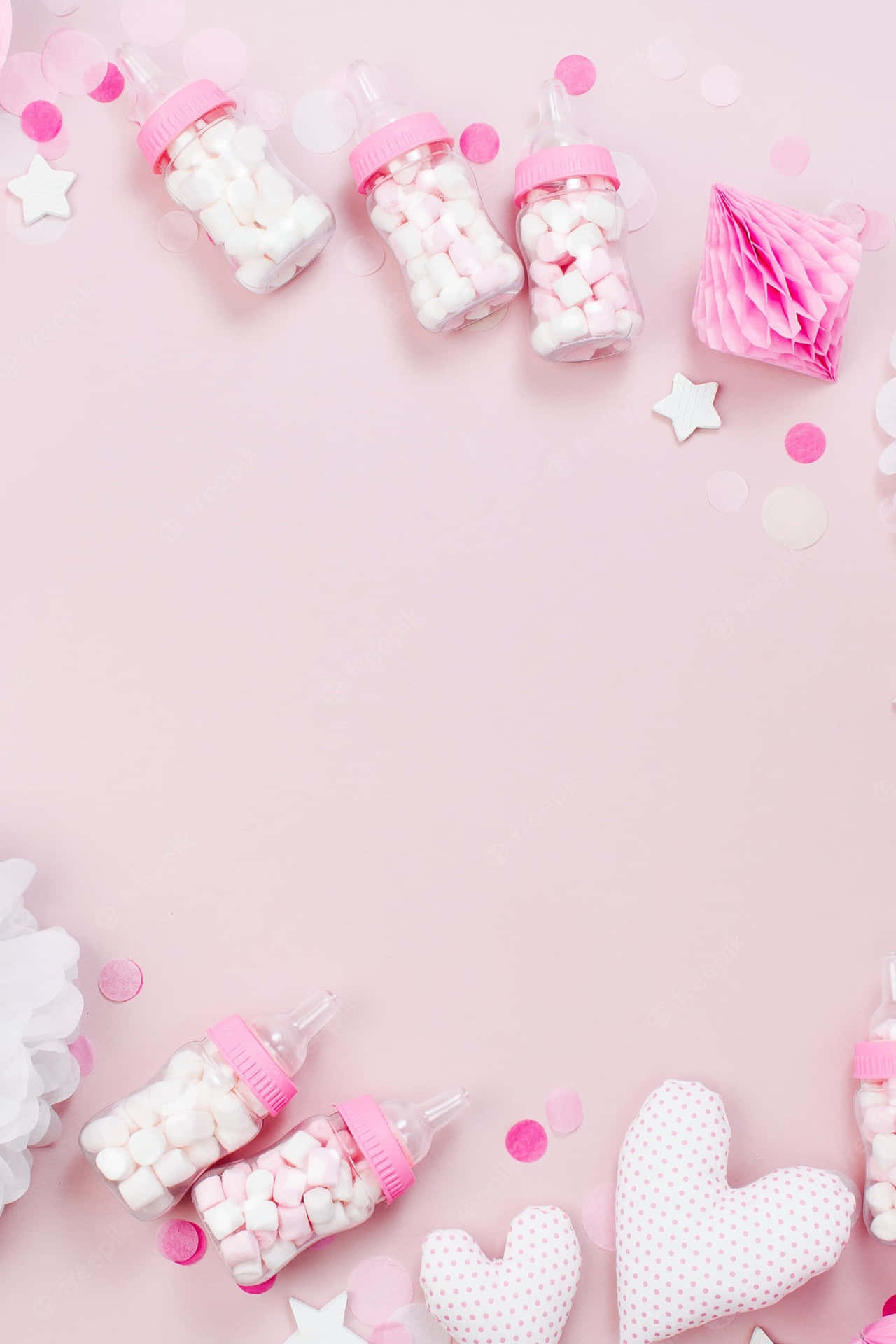 Baby Girl Pink Wallpaper