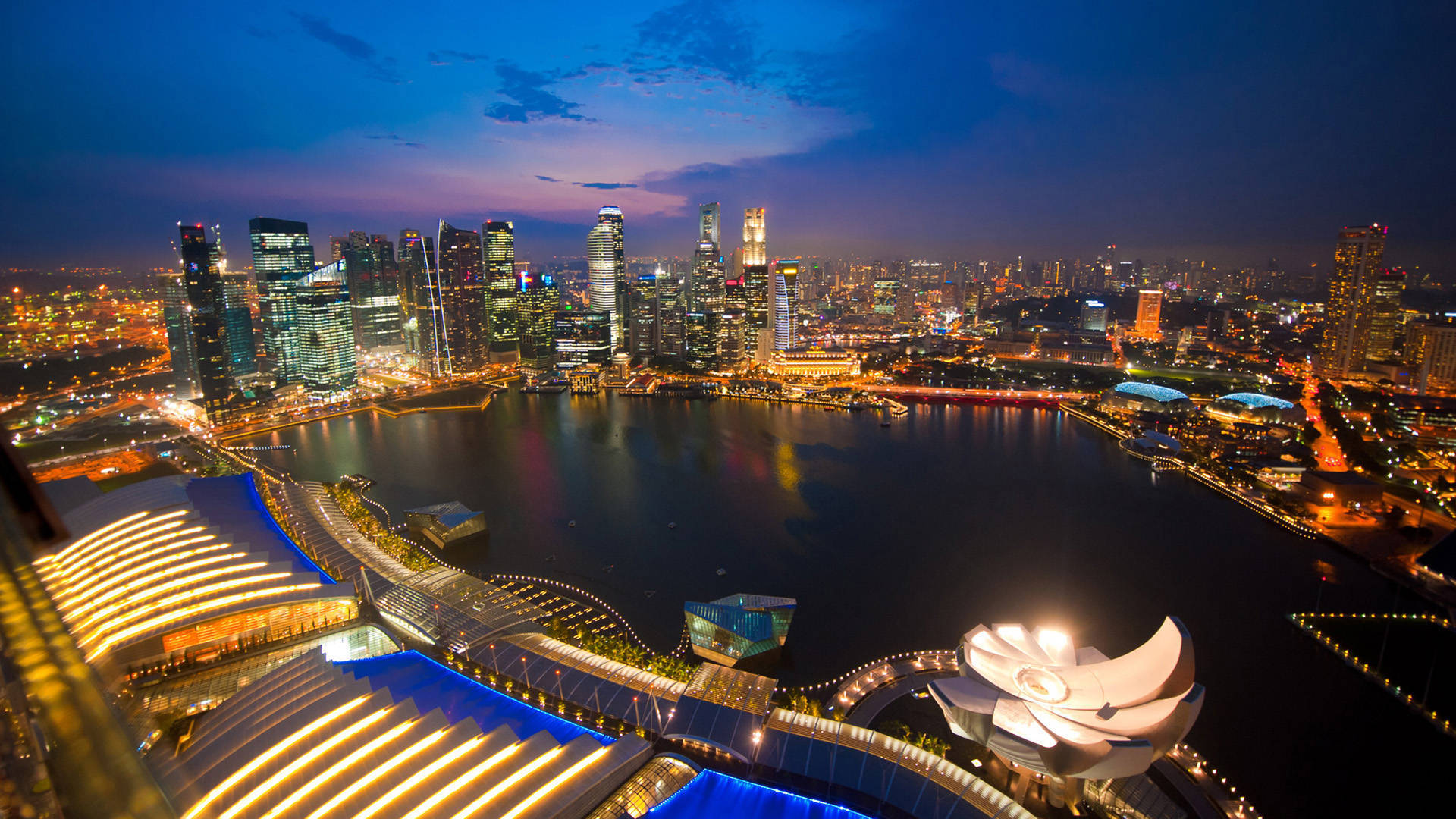 Image Singapore City Panoramic Wallpaper Jpg