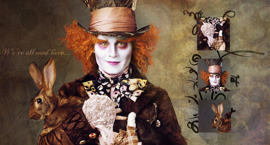 Mad Hatter Wallpaper By Nadine Potc