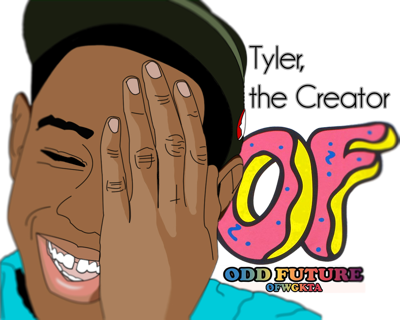 Tyler The Creator Cartoon Wallpaper by TheHoodgirl