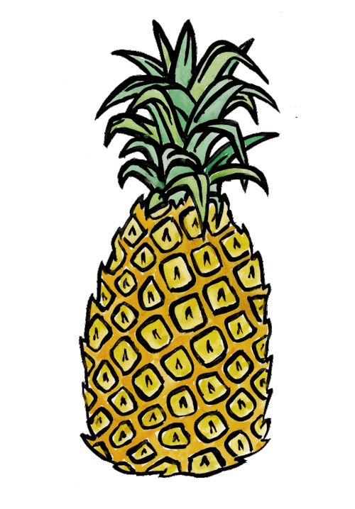 Emoji Transparent Background Pineapple Wallpaper
