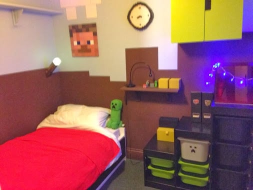 Minecraft Themed Bedroom Wallpaper Minecraft Themed Bedroom a