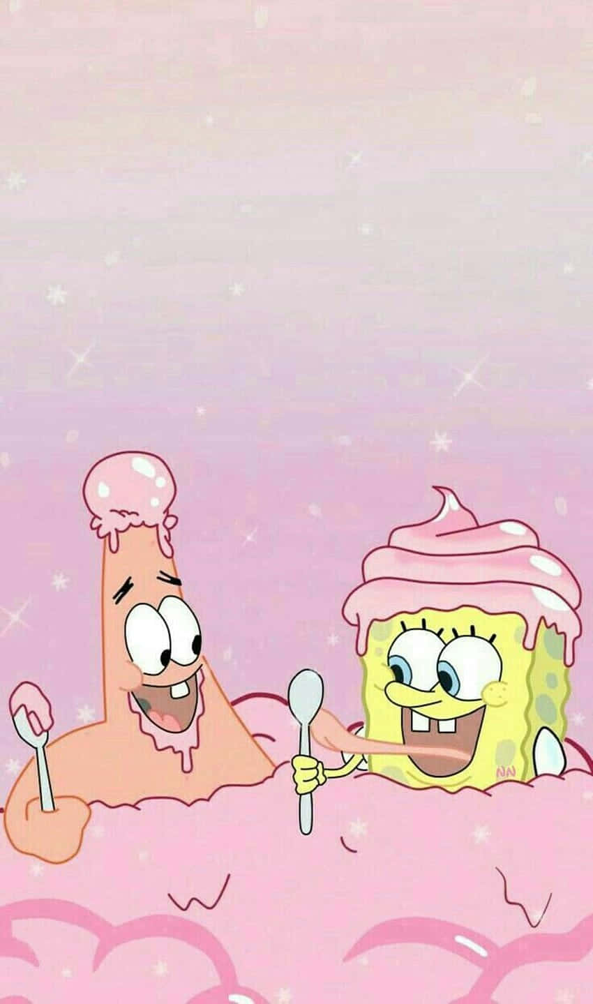 Best Friends Forever iPhone Spongebob And Patrick Wallpaper