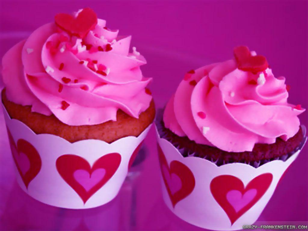 Pink Cupcake Wallpaper