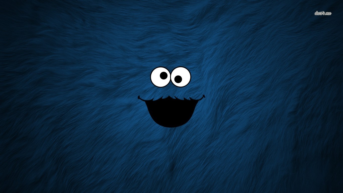 Cookie Monster wallpaper   Cartoon wallpapers   15562 1366x768