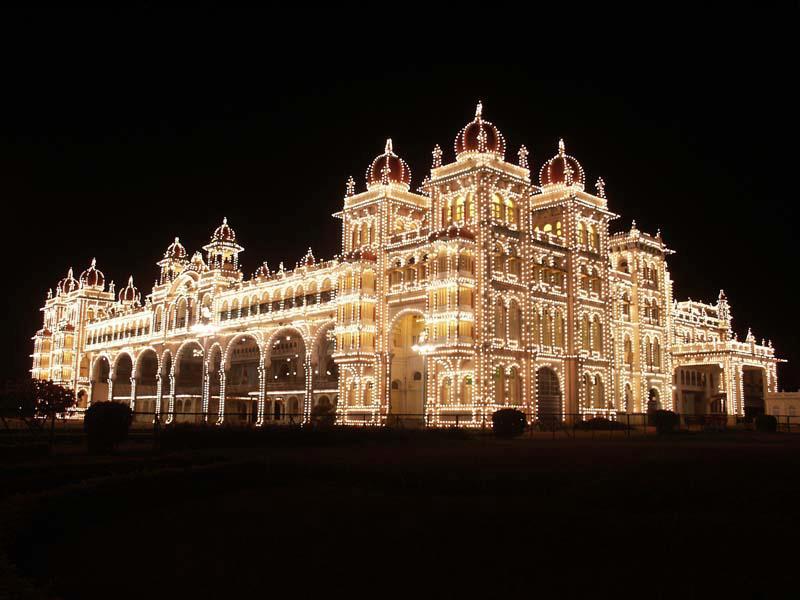 Mysore Palace Karnataka India Wallpaper HD Uploaded
