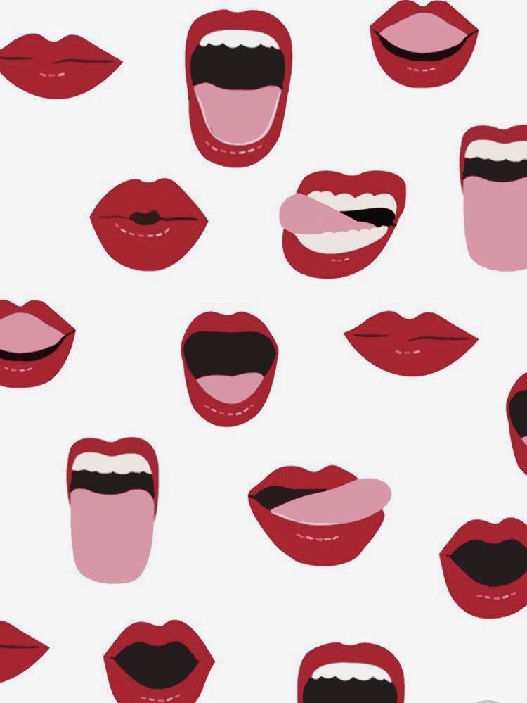 Follow Me On Elllagable Lip Background Red Lips