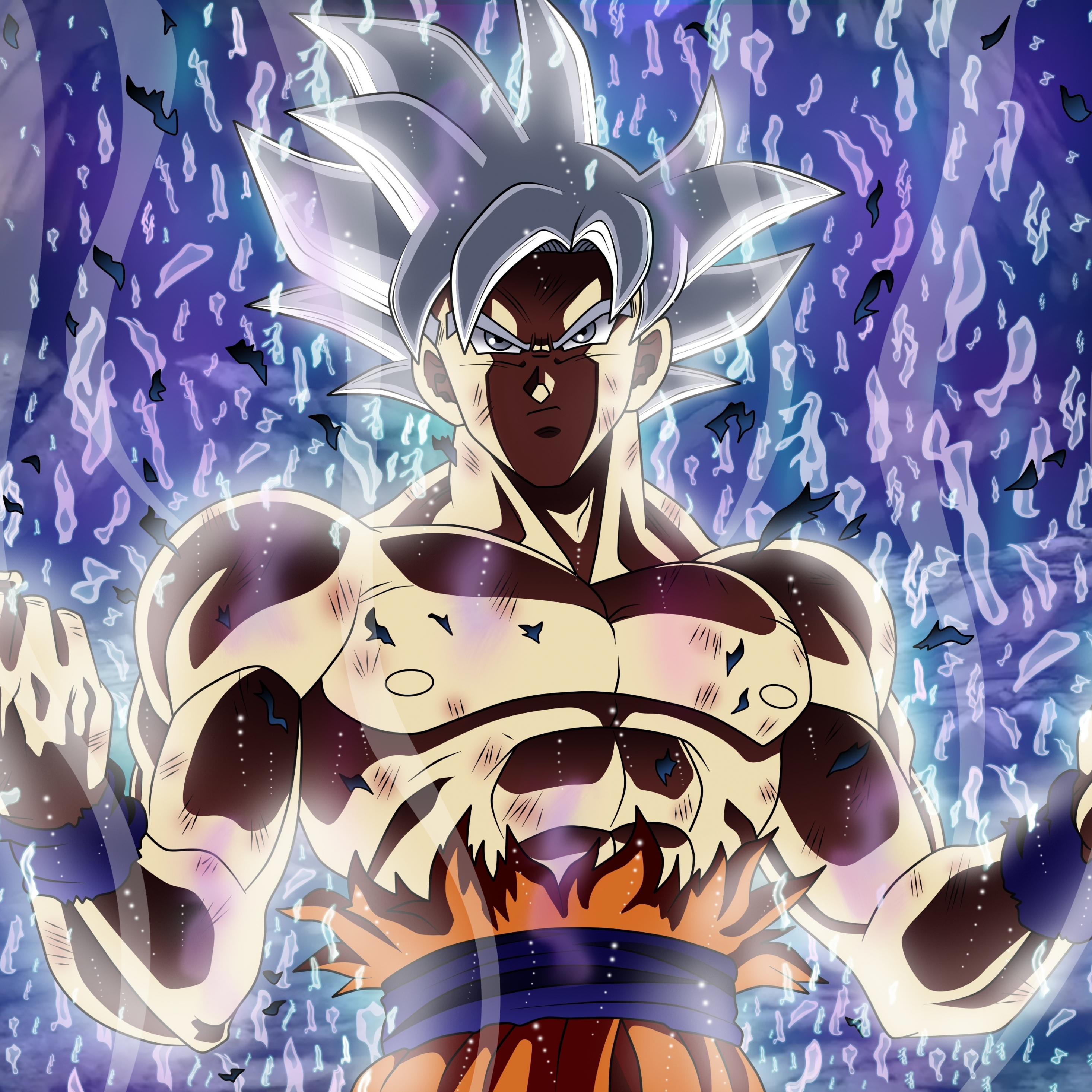 Ultra Power White Hair Dragon Ball Super Goku