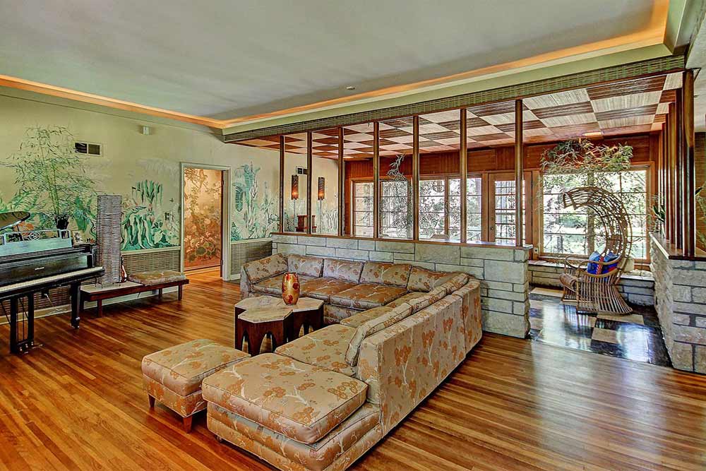 Incredible Asian Meets Frank Lloyd Wright Decor Retro Renovation