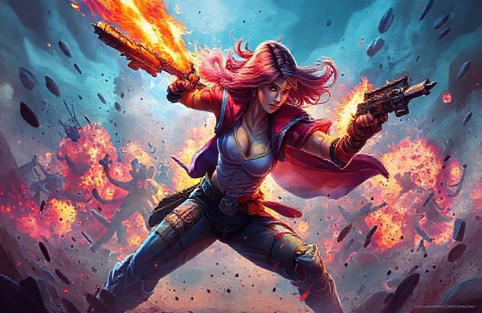 Caroline Fire Wallpaper