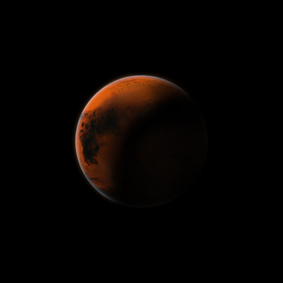 Mars In Solar System Pc Desktop Wallpaper